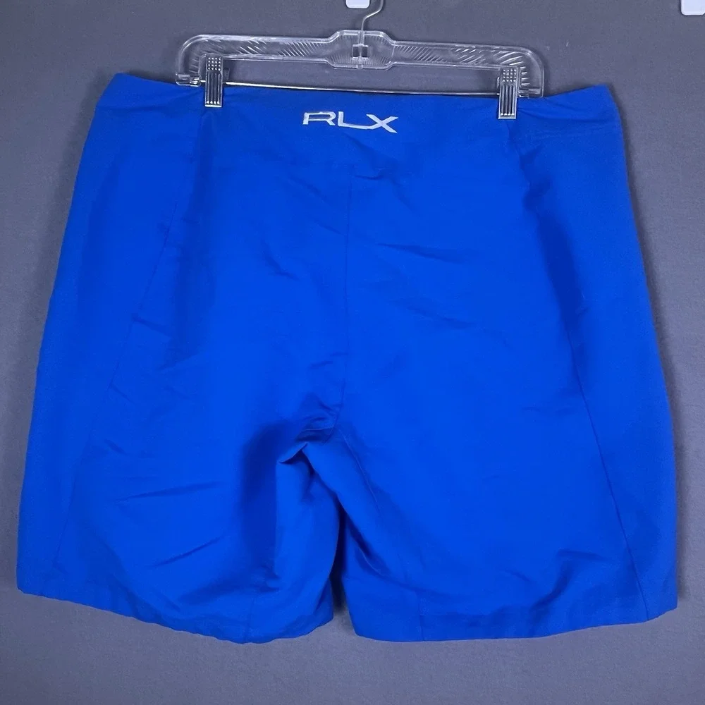 RLX Board Shorts Mens 38 Blue Quick Dry Zip Pocket Lightweight Swim Trunks